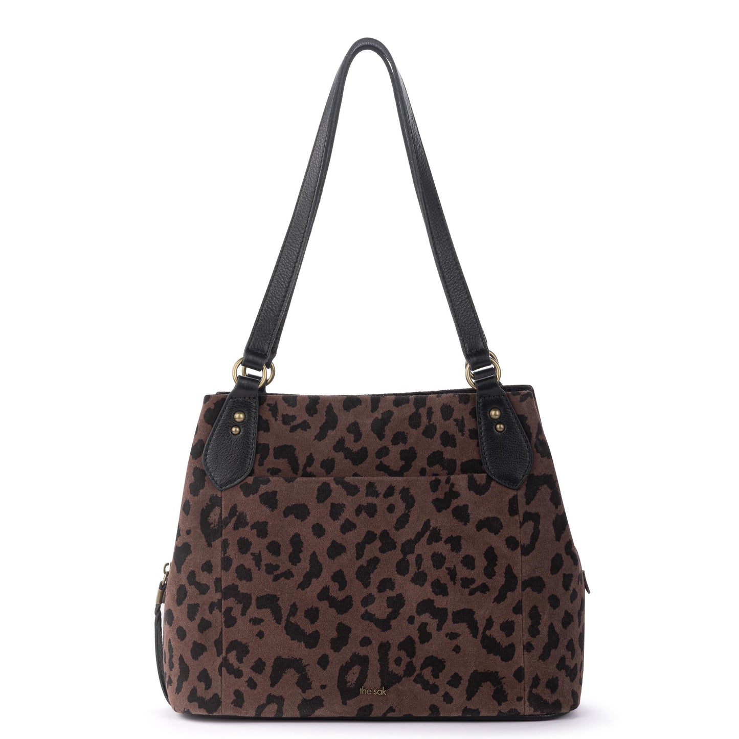 The Sak Melrose Leather Soft Satchel - Leather - Leopard Suede