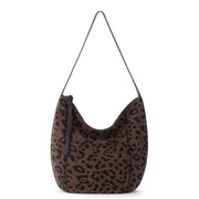 Sequoia Hobo - Leather - Leopard Suede