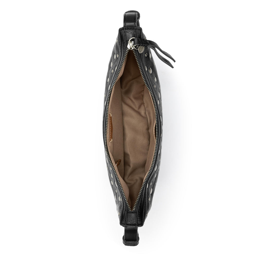 The Sak Tess Shoulder Bag - Leather - Black Silver Stud