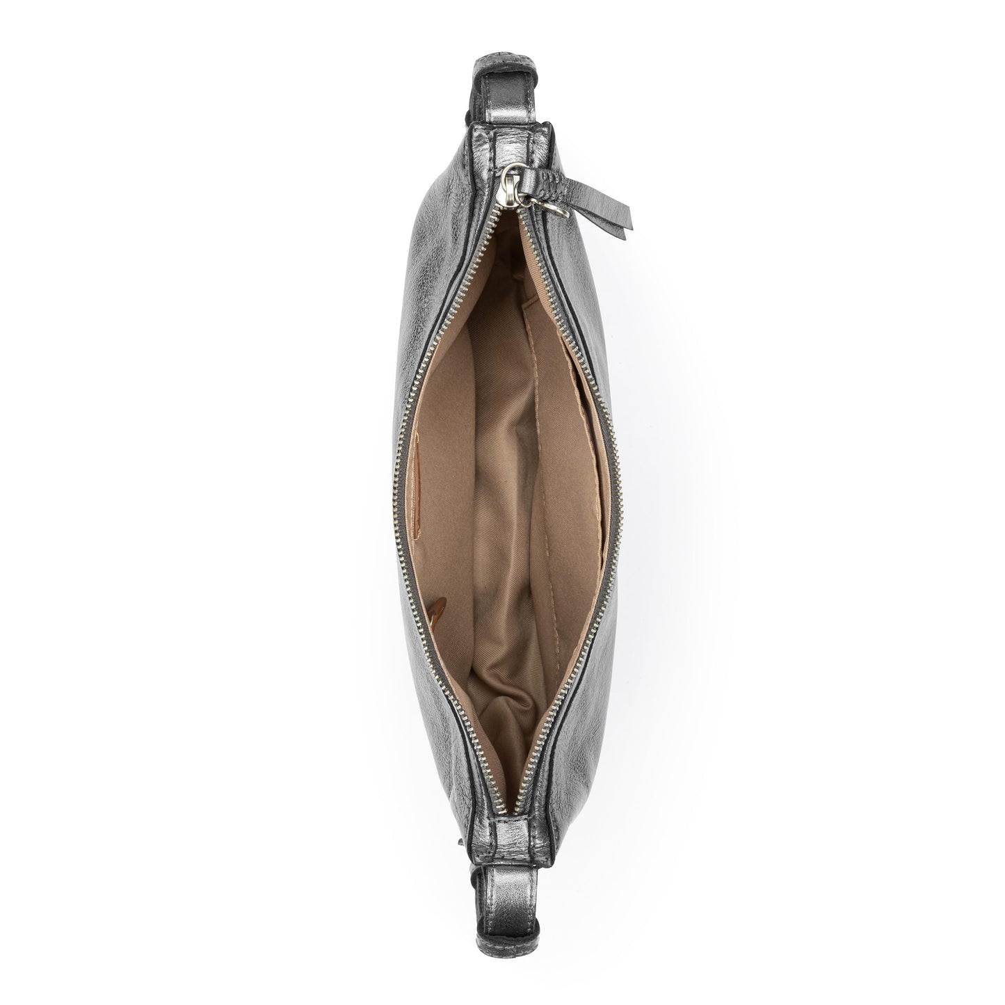 The Sak Tess Crescent Shoulder - Leather - Gunmetal