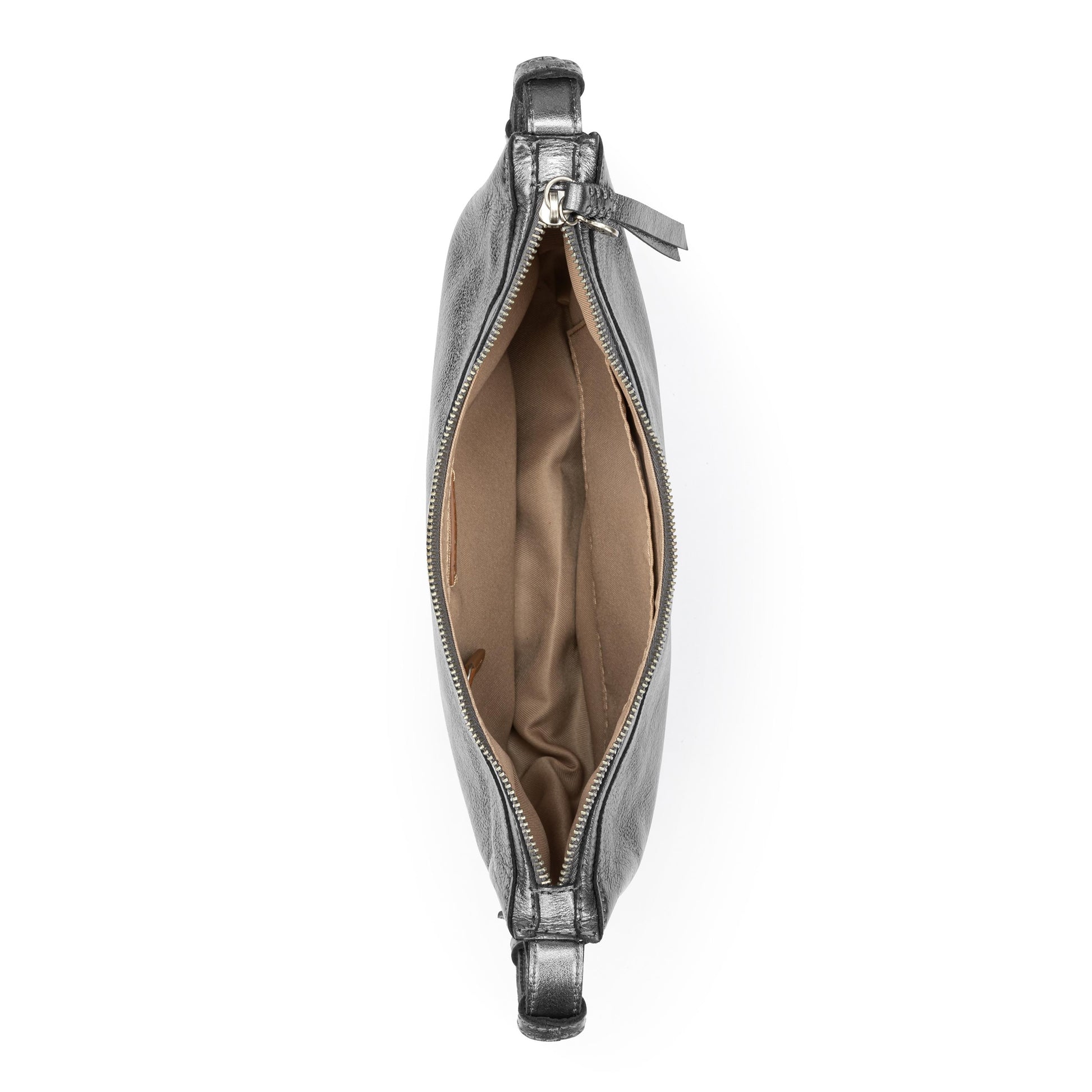 The Sak Tess Crescent Shoulder - Leather - Gunmetal