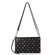 Vita Convertible Wristlet - Leather - Black Silver Stud