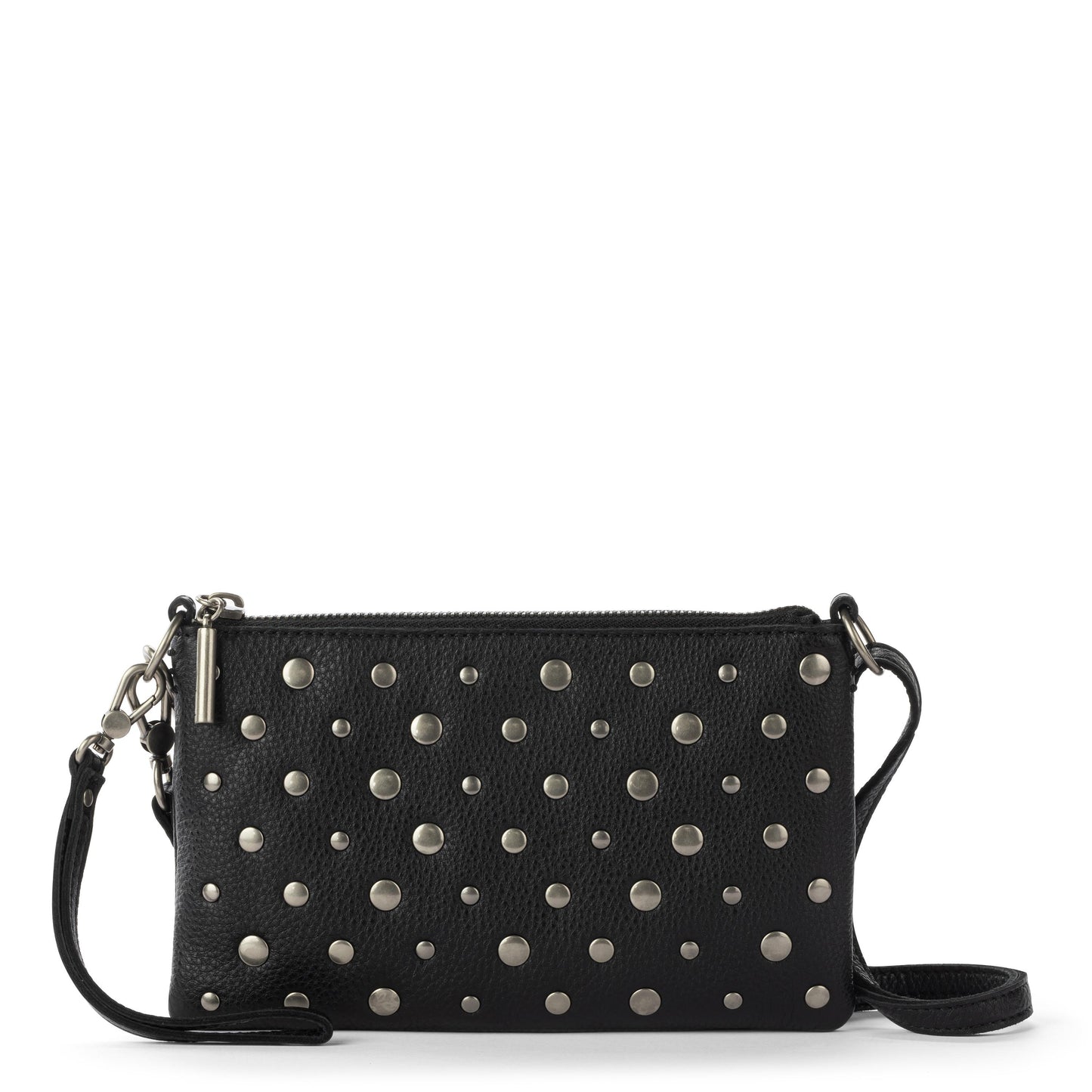 The Sak Vita Convertible Wristlet - Leather - Black Silver Stud