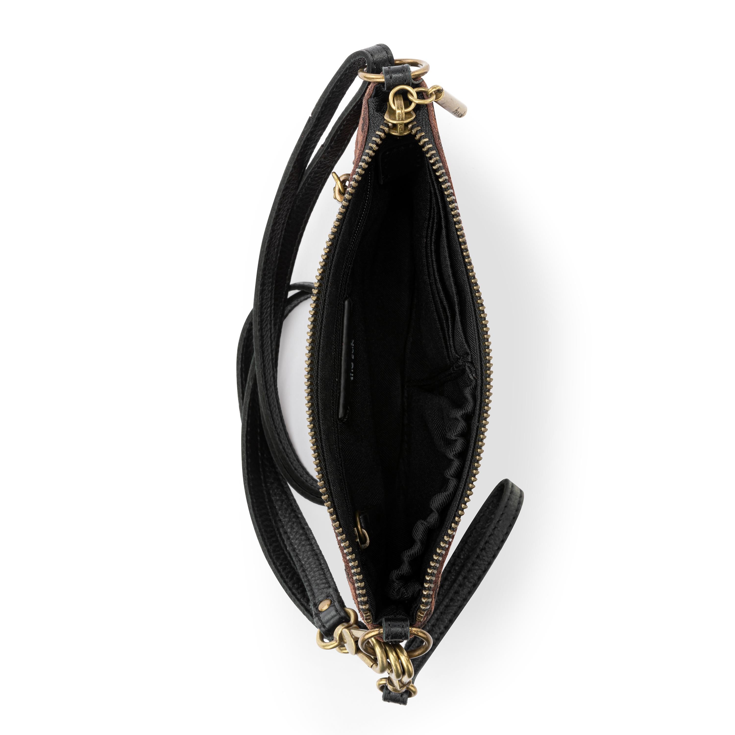 The Sak Vita Convertible Wristlet - Leather - Leopard Suede