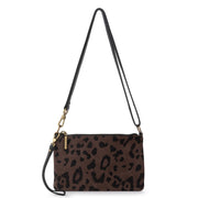Vita Convertible Wristlet - Leather - Leopard Suede