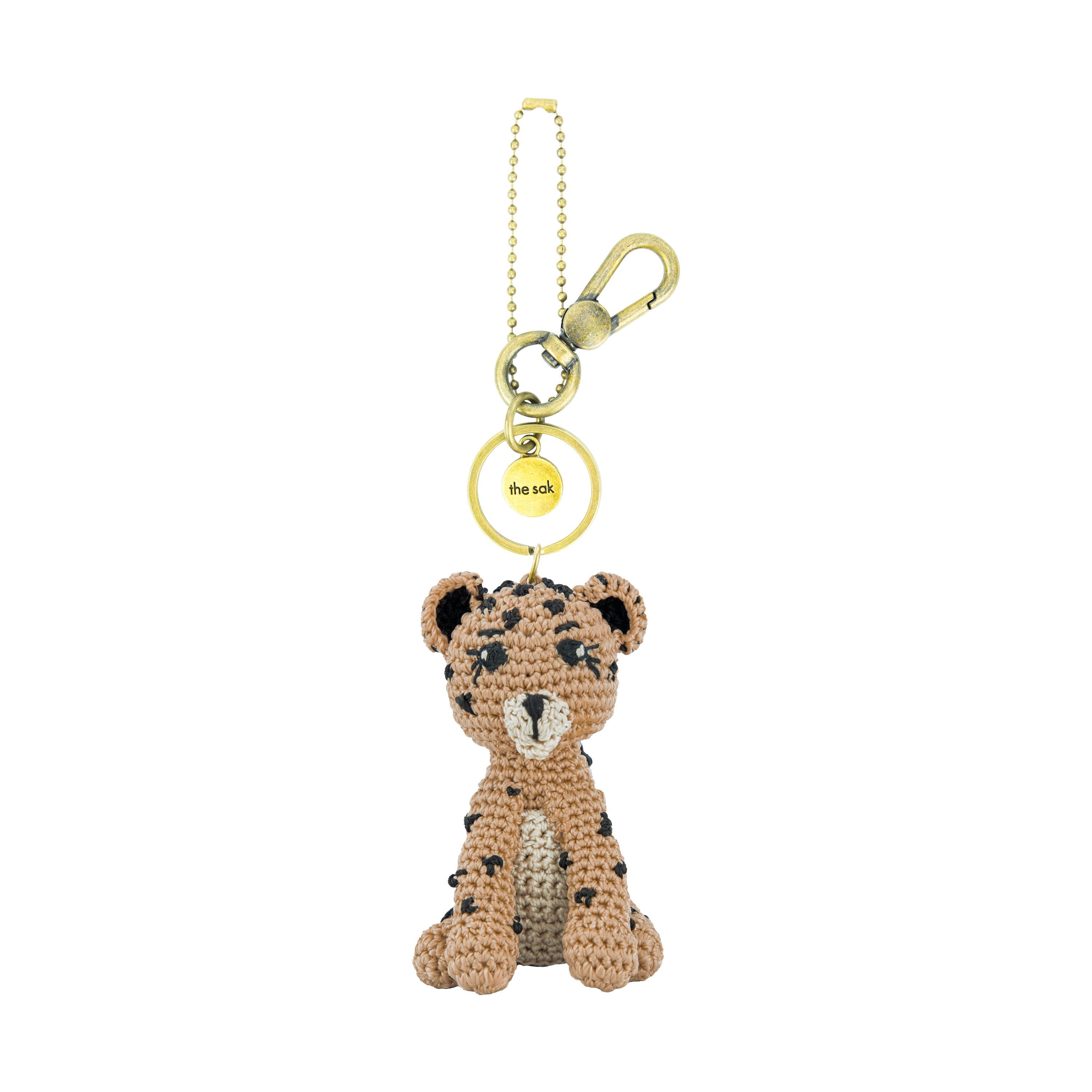 The Sak Yarnicharmz Dangle - Hand Crochet - Leopard