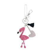 Yarnicharmz Dangle - Hand Crochet - Flamingo