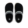 The Sak Bolinas Everyday Clog - Leather - Black Shearling