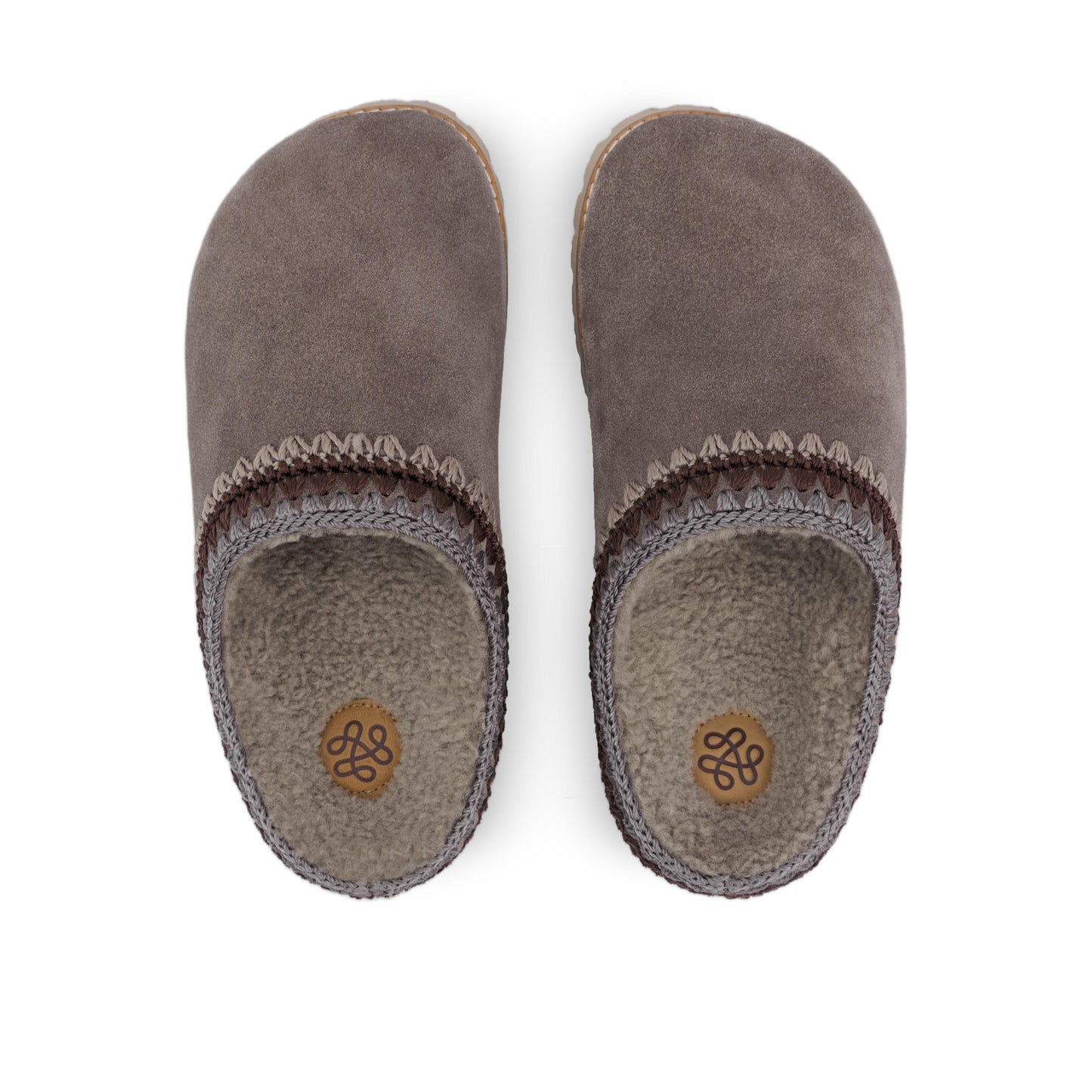 The Sak Bolinas Slip On Clog - Leather - Mushroom Shearling