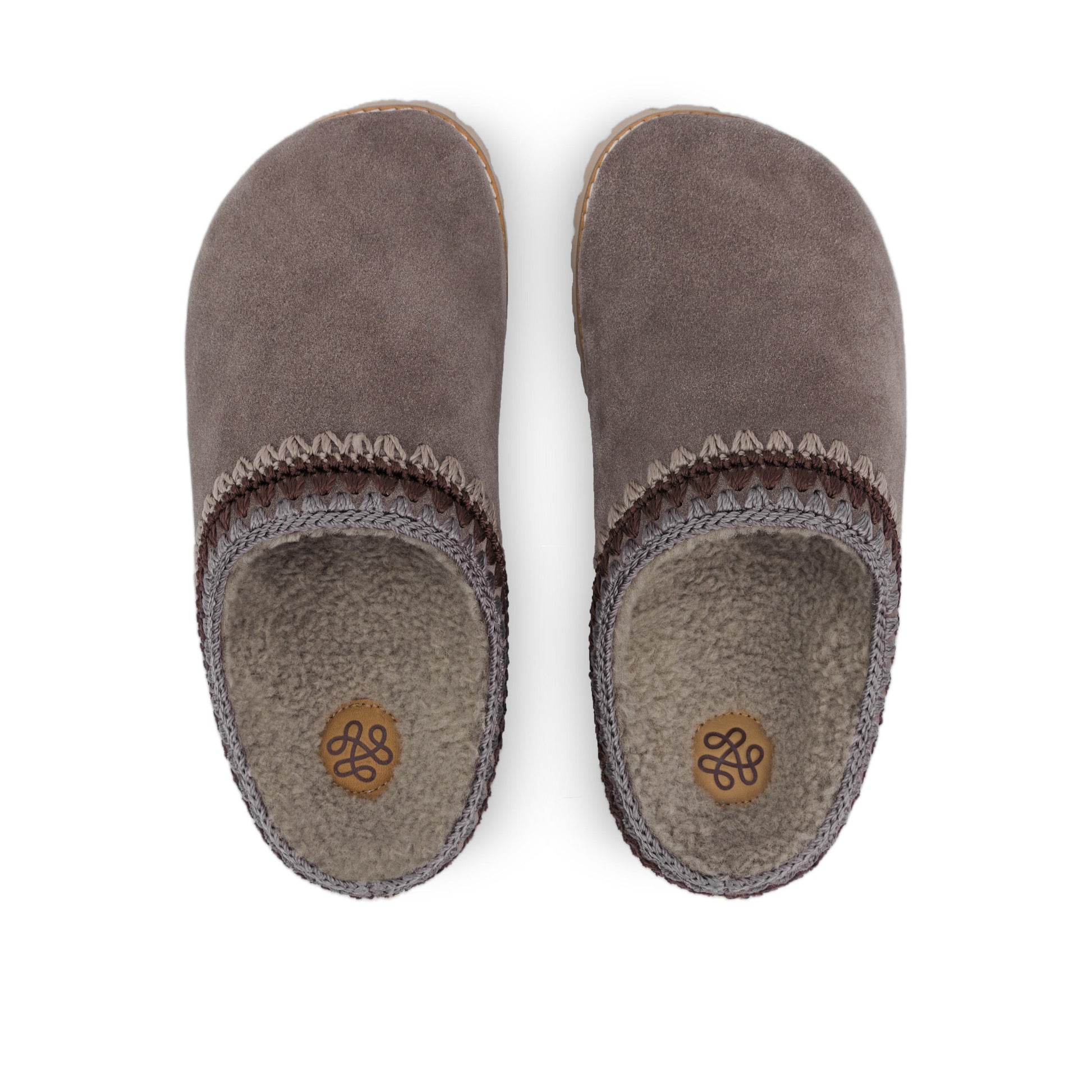 The Sak Bolinas Slip On Clog - Leather - Mushroom Shearling