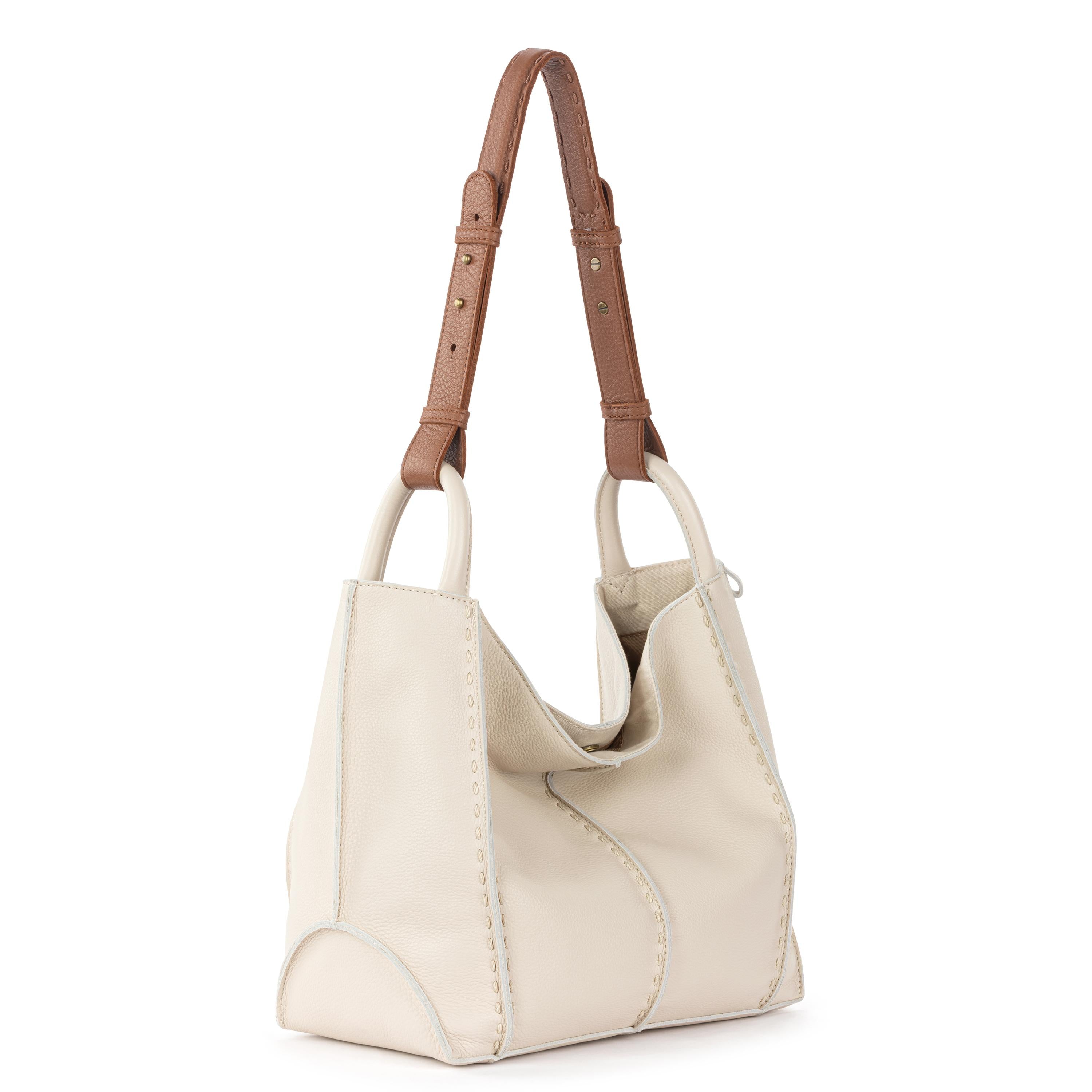 The Sak Los Feliz Medium Tote - Leather - Stone