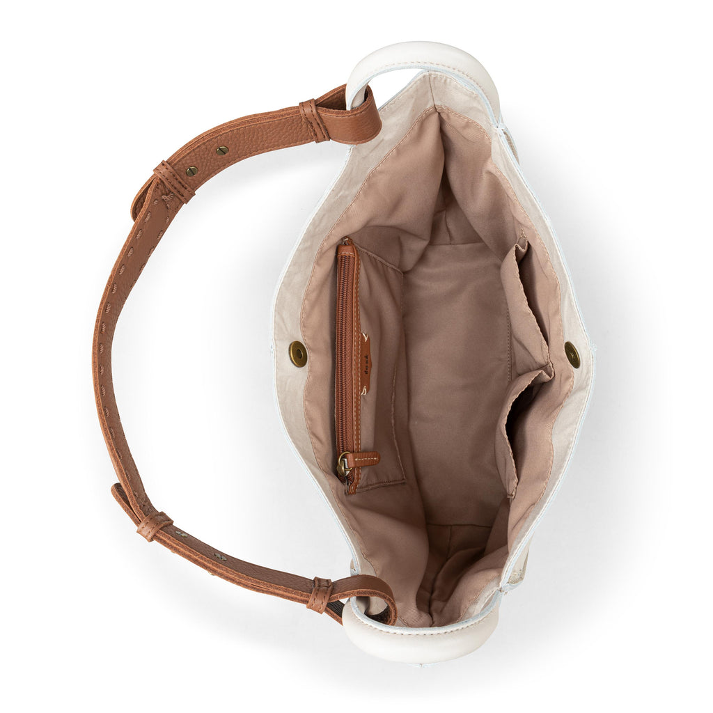 The Sak Los Feliz Medium Tote - Leather - Stone
