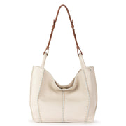 Los Feliz Medium Tote - Leather - Stone