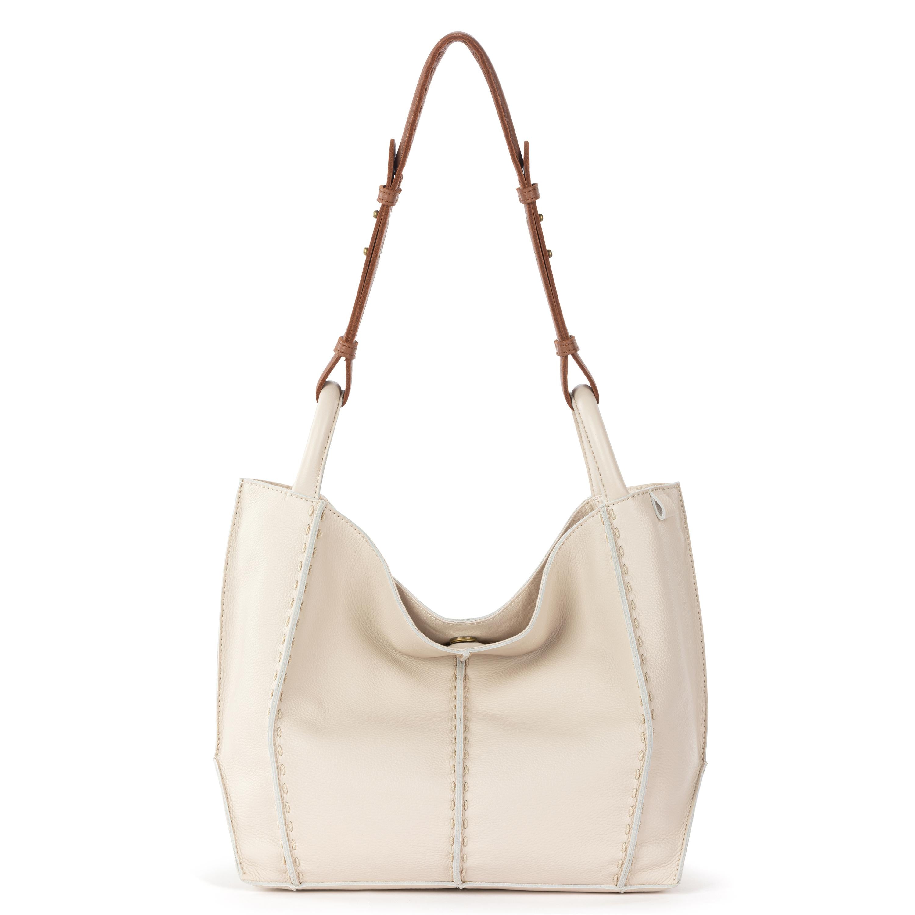 The Sak Los Feliz Medium Tote - Leather - Stone