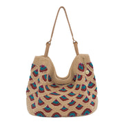 Los Feliz Large Tote - Hand Crochet - Bamboo Mermaid