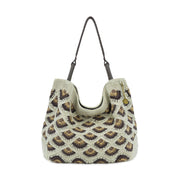 Los Feliz Large Tote - Hand Crochet - Natural Mermaid