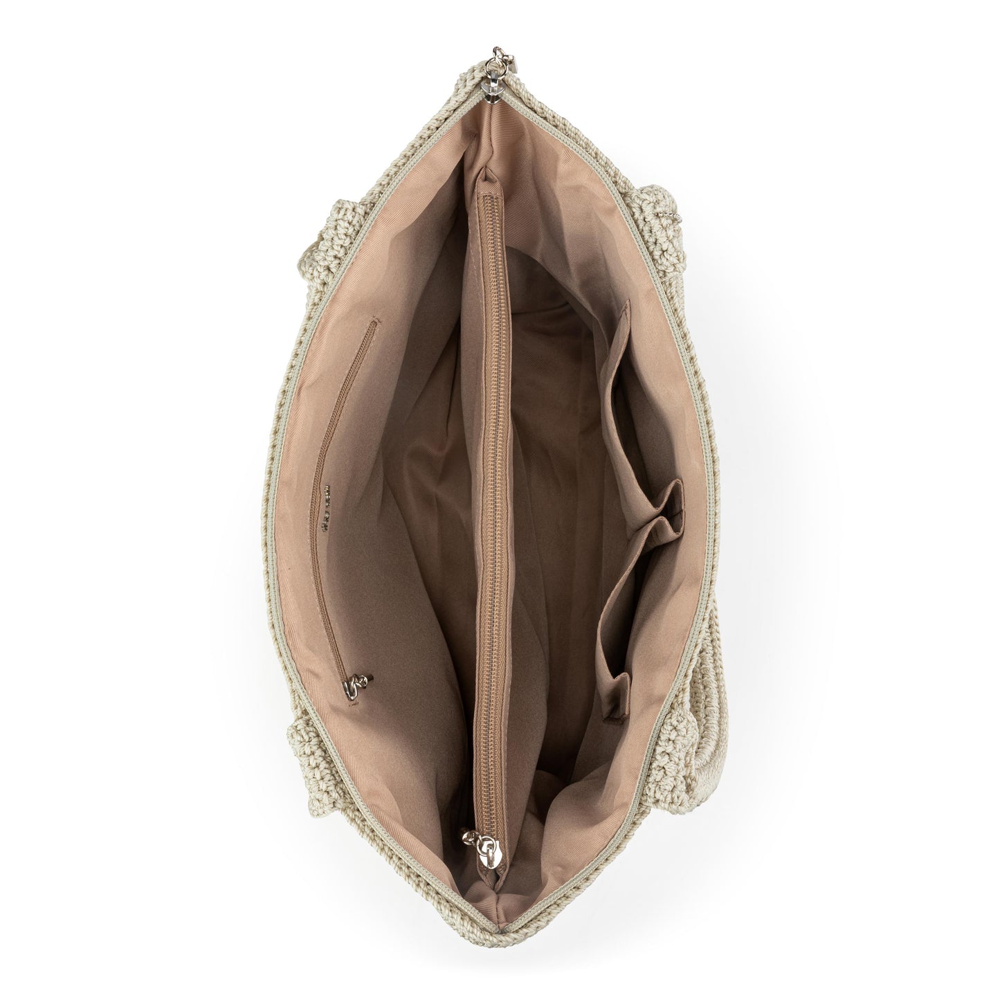 The Sak Crafted Classics Carryall Crochet - Natural Grey Medallion