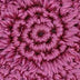 Yarnicharmz Dangle - Hand Crochet - Fuchsia Flower