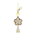 The Sak Yarnicharmz Dangle - Hand Crochet - Natural Flower