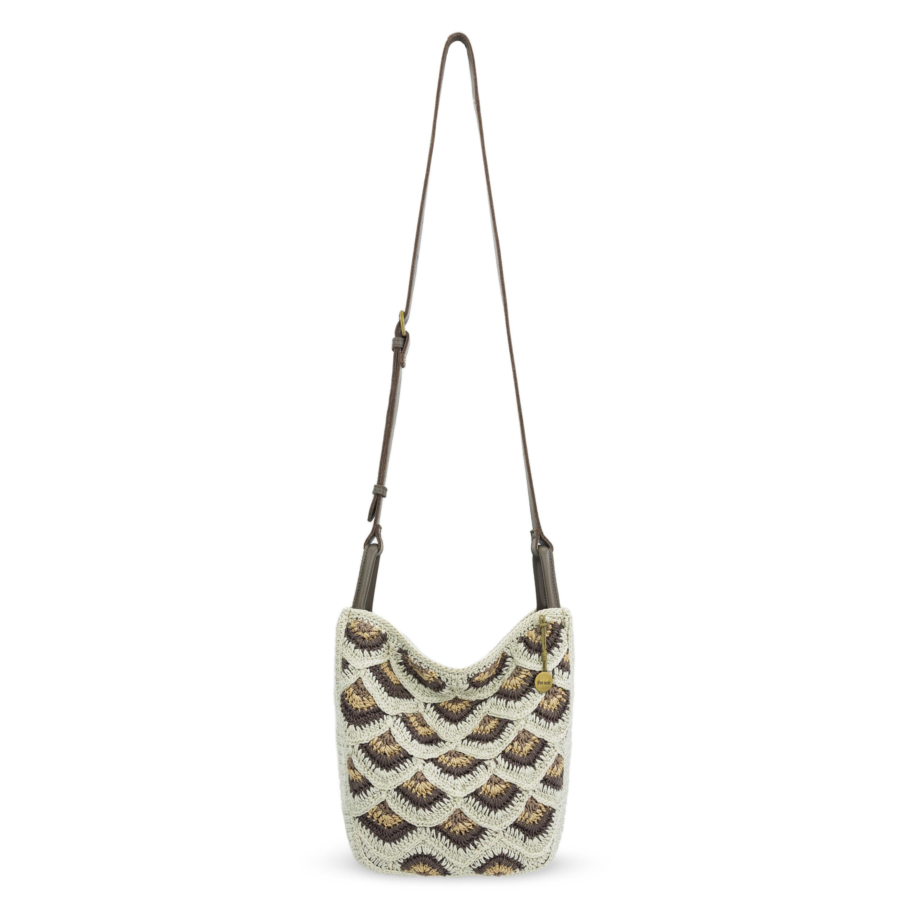 The Sak Los Feliz Crossbody - Hand Crochet - Natural Mermaid