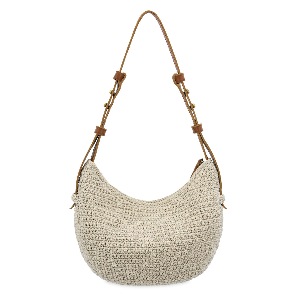 The Sak Tess Shoulder Bag - Hand Crochet - Ecru