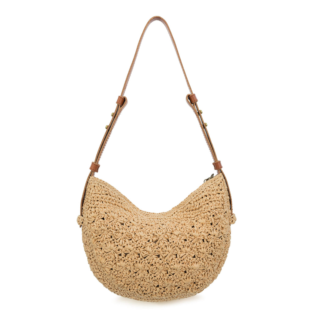 The Sak Tess Shoulder Bag - Straw - Natural Primrose