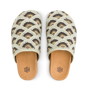 Bolinas Clog - Hand Crochet - Natural Mermaid