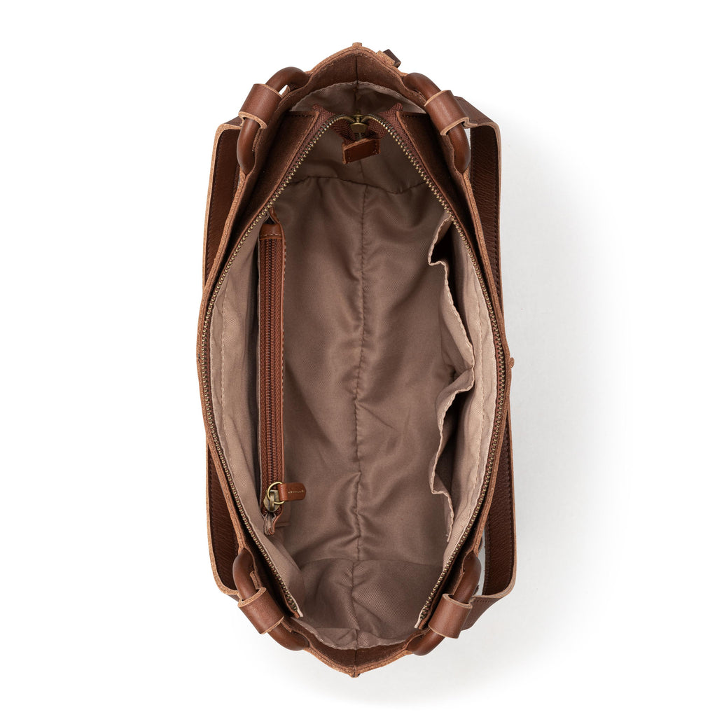 The Sak Los Feliz Satchel - Leather - Whiskey