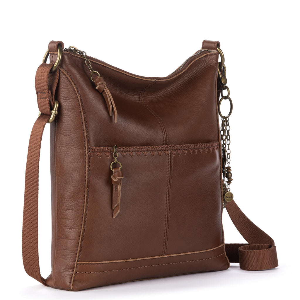 The Sak Lucia Crossbody - Leather - Whiskey Stitch