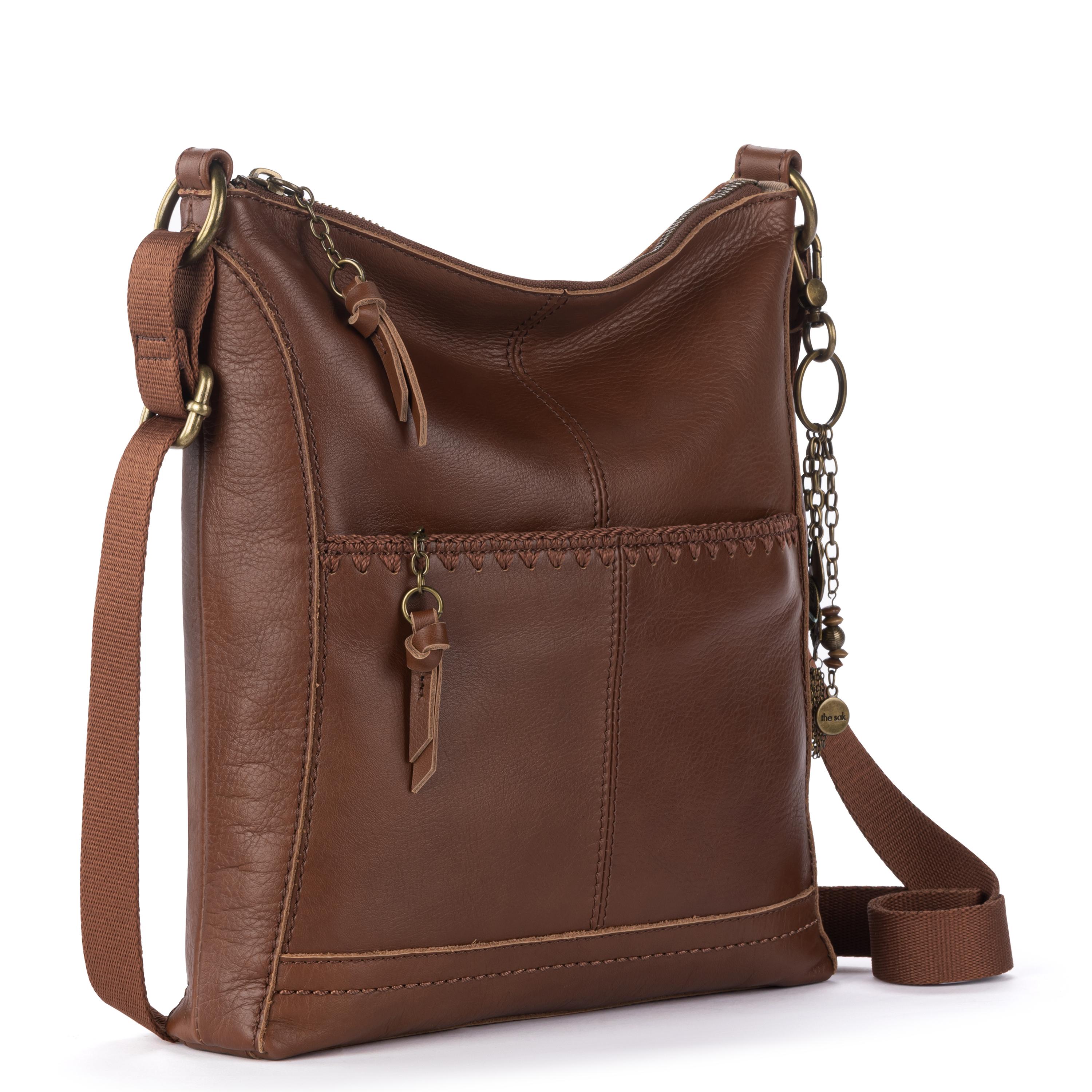 The Sak Lucia Crossbody - Leather - Whiskey Stitch