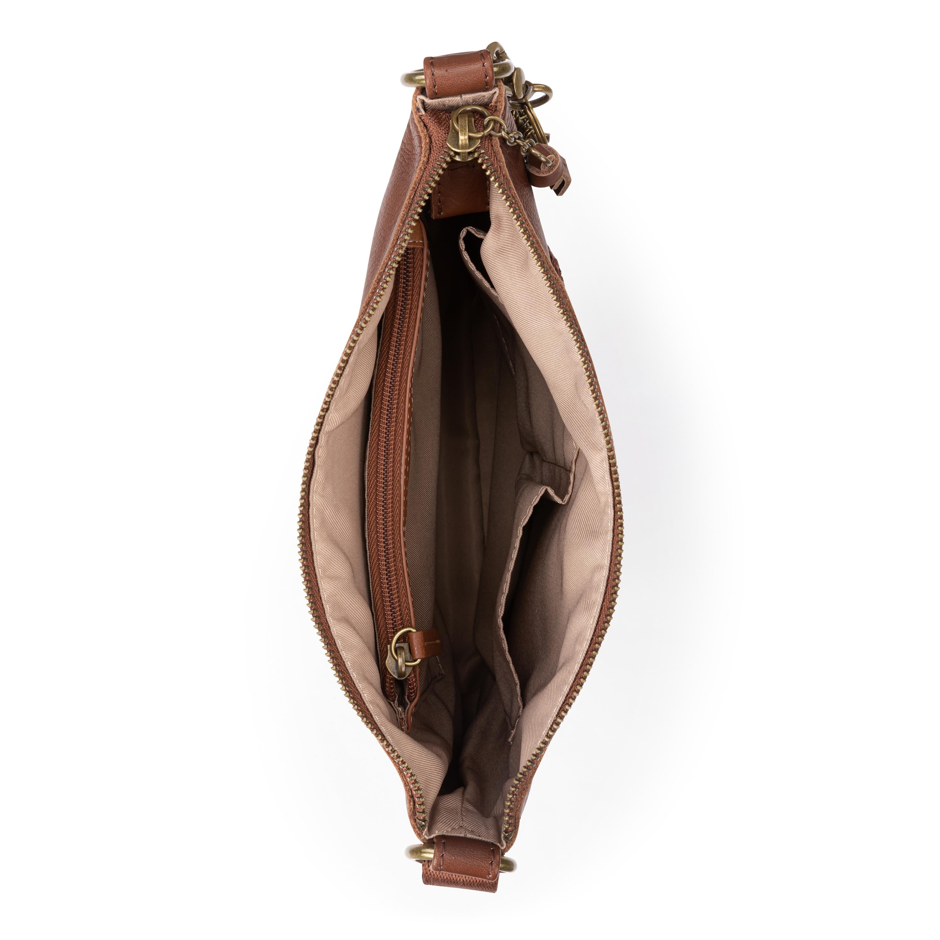 The Sak Lucia Crossbody - Leather - Whiskey Stitch