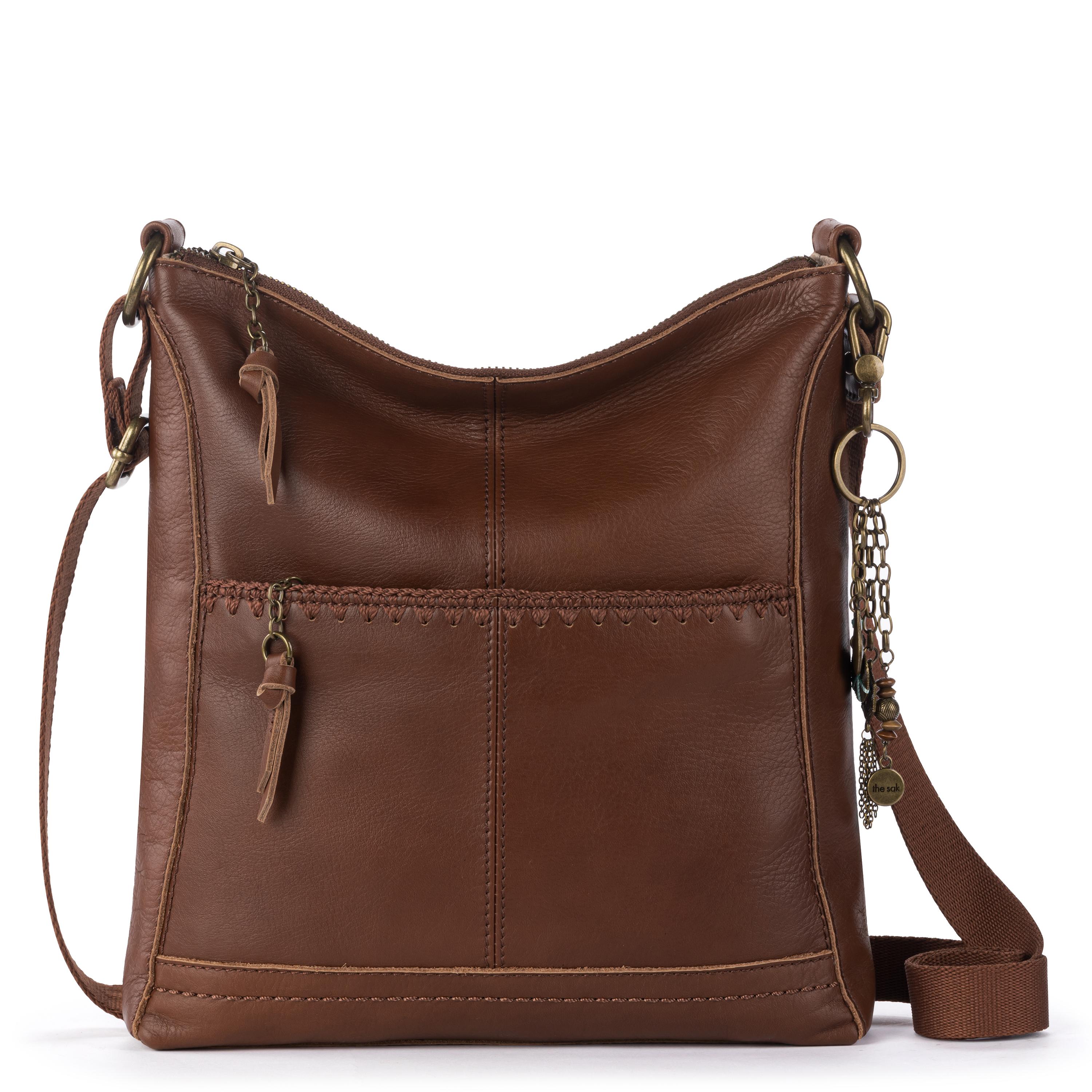 The Sak Lucia Crossbody - Leather - Whiskey Stitch