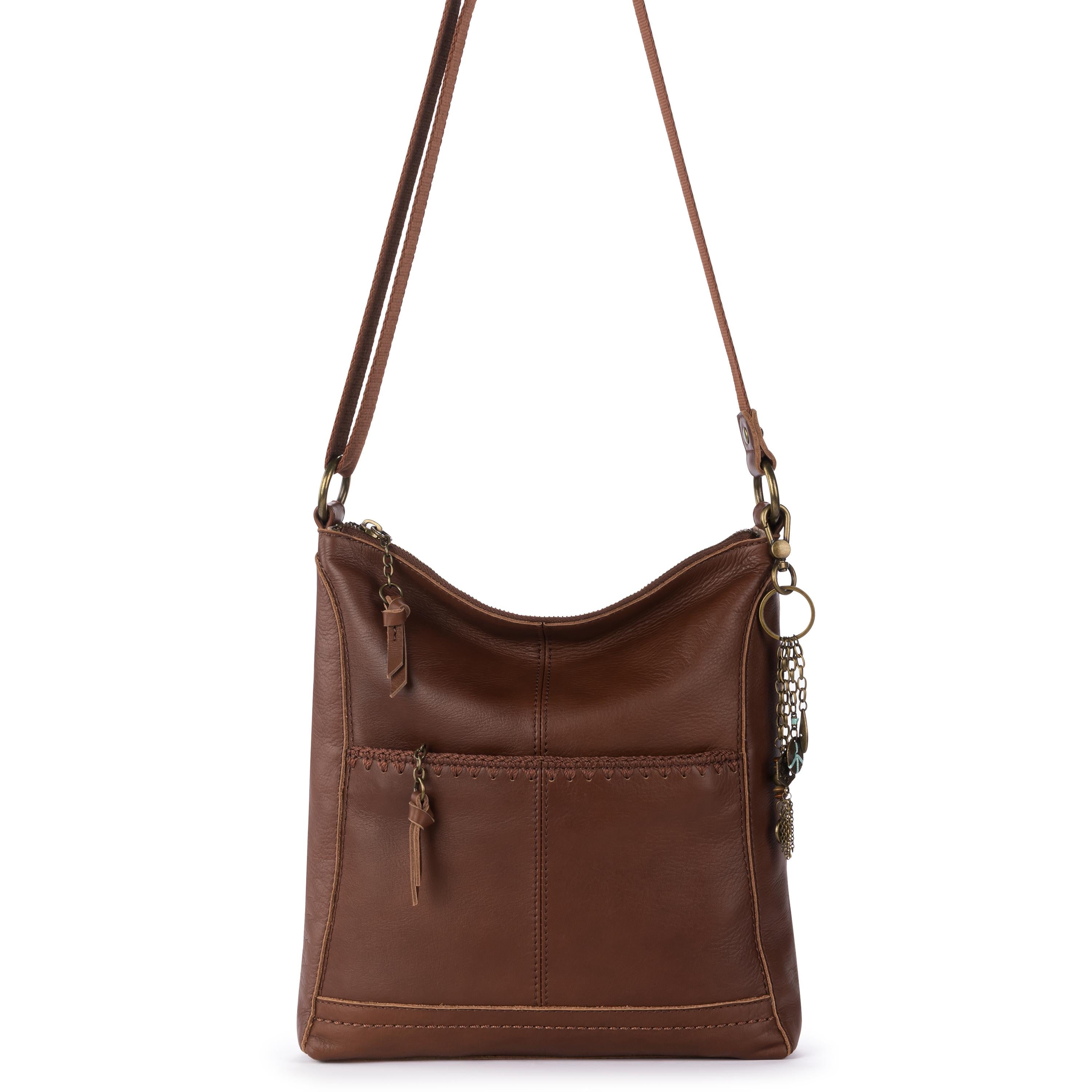 The Sak Lucia Crossbody - Leather - Whiskey Stitch