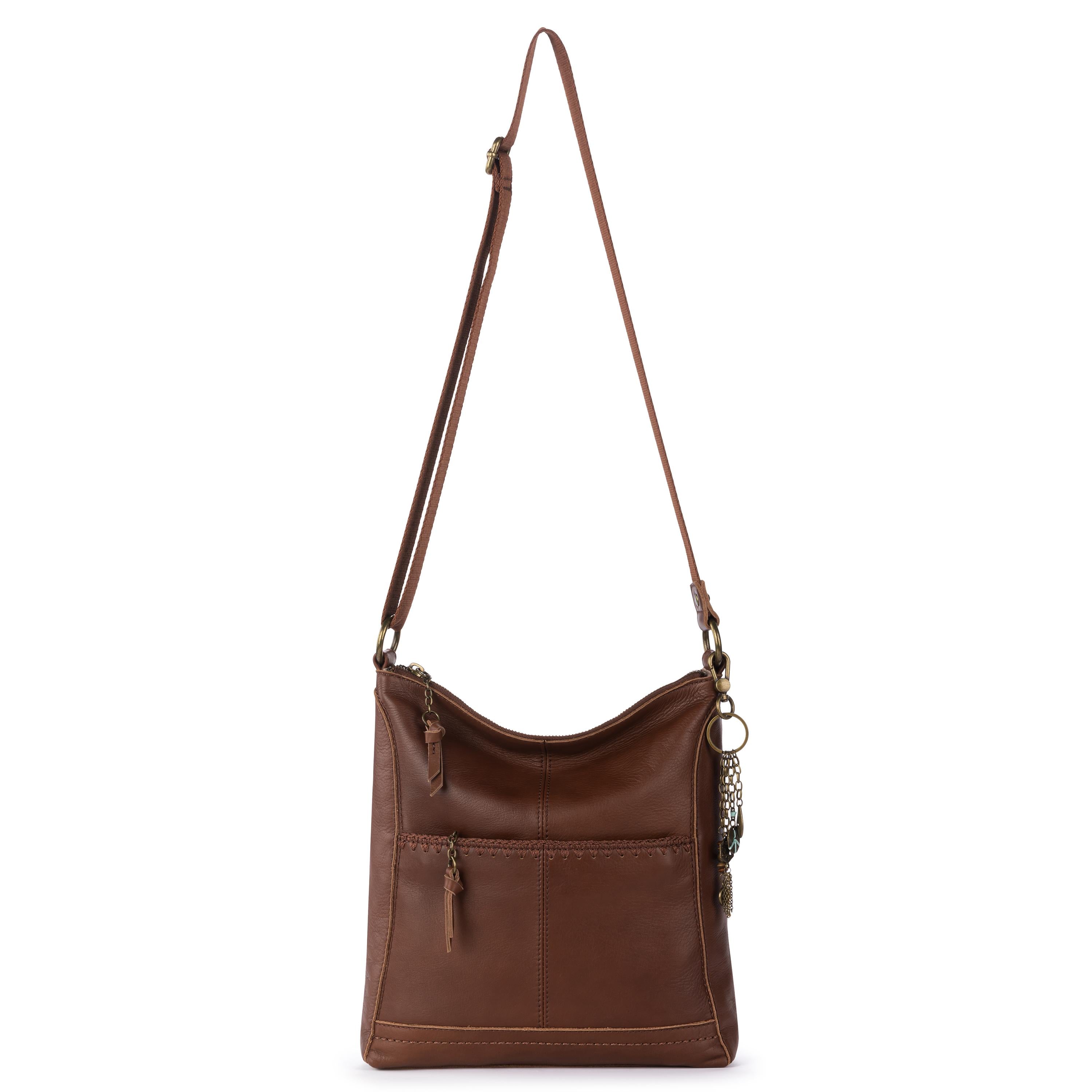 The Sak Lucia Crossbody - Leather - Whiskey Stitch