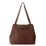 Melrose Satchel - Leather - Whiskey