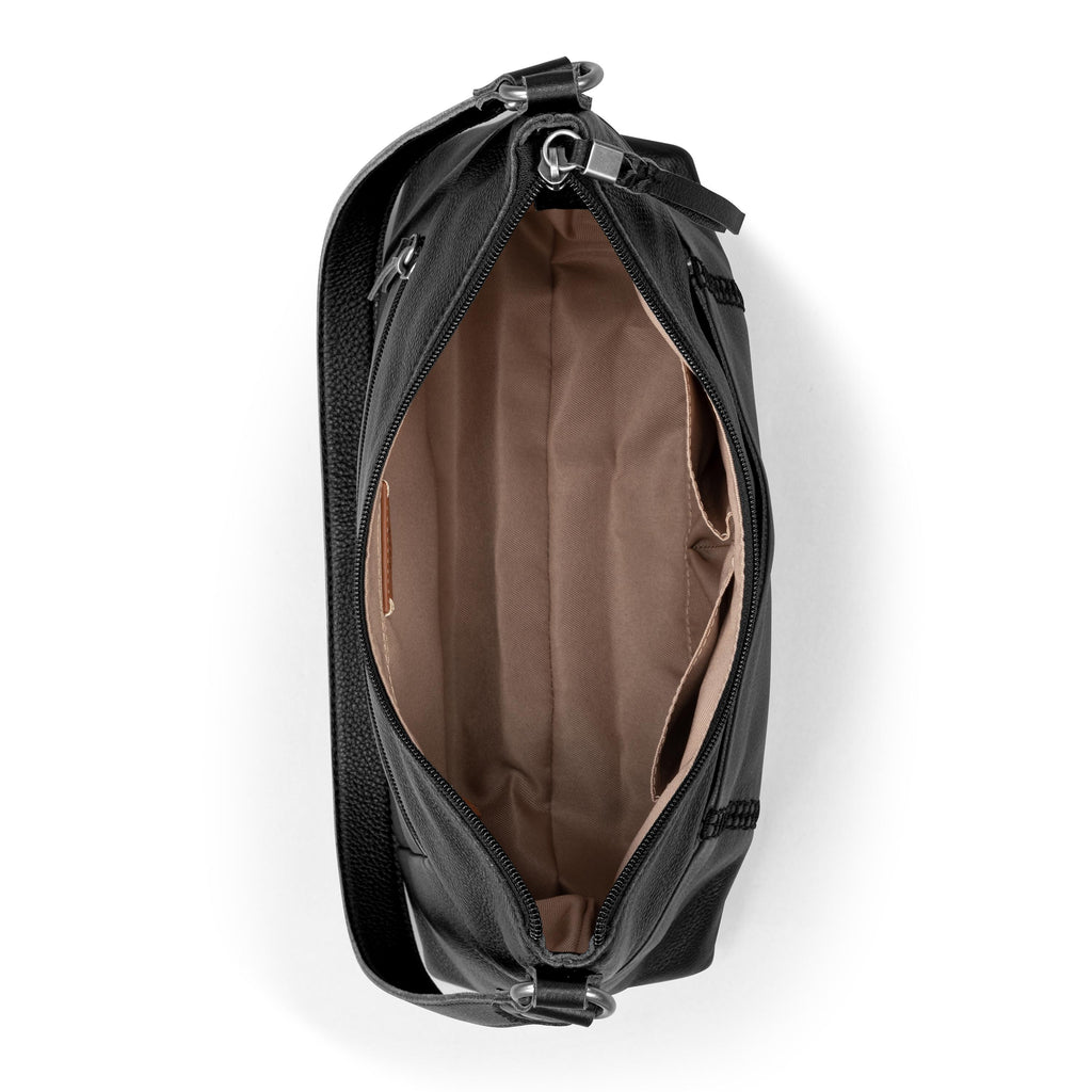 The Sak Melrose Shoulder Bag - Leather - Black