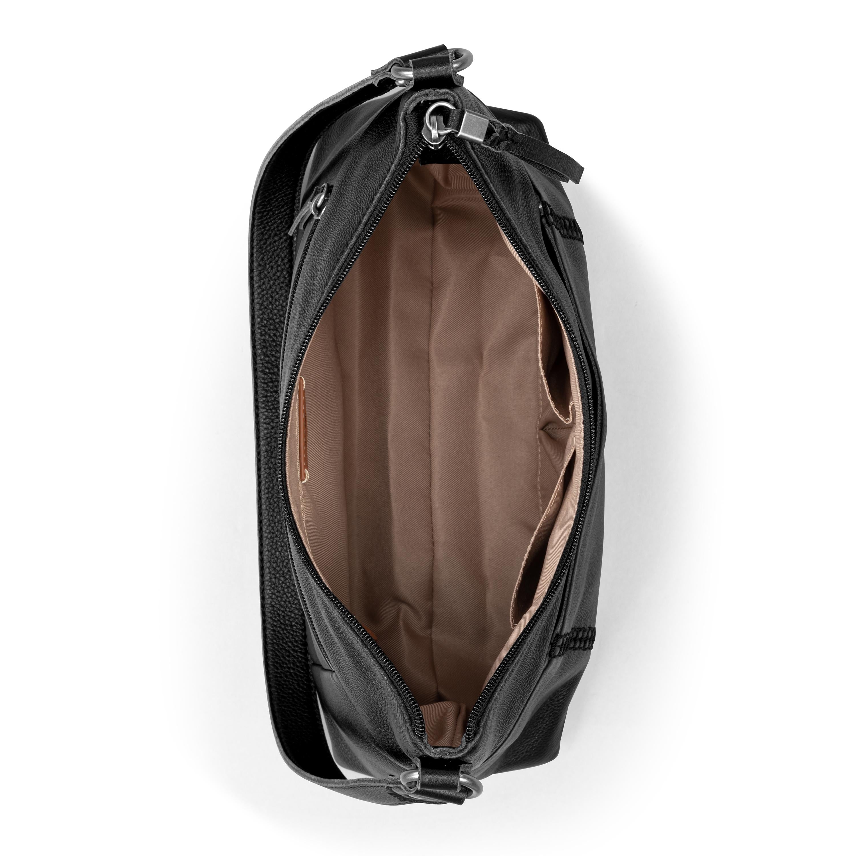 The Sak Melrose Shoulder Bag - Leather - Black