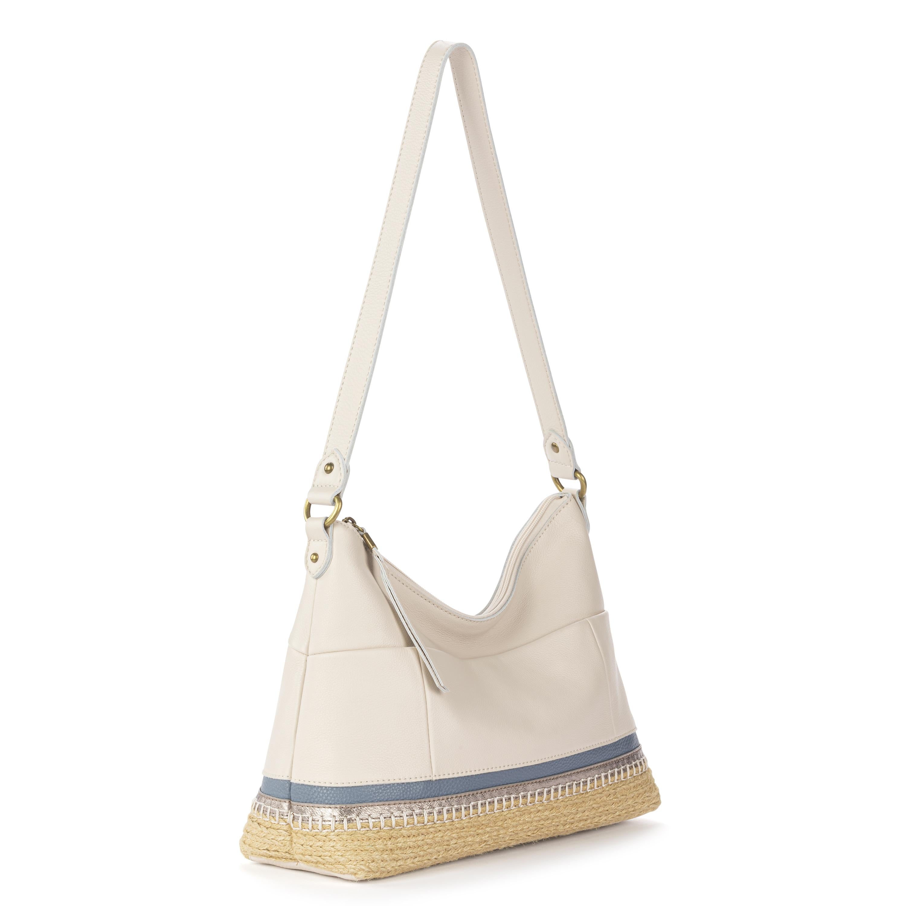 The Sak Melrose Shoulder Bag - Leather - Coastal Block Espadrille