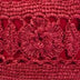 Los Feliz Large Tote - Hand Crochet - Scarlet Tonal Flower