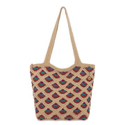 Sola Carryall Tote - Hand Crochet - Bamboo Mermaid