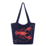 Sola Carryall Tote - Hand Crochet - Lobster