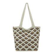Sola Carryall Tote - Hand Crochet - Natural Mermaid