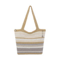 The Sak Sola Carryall Tote - Hand Crochet - Sand Stripe