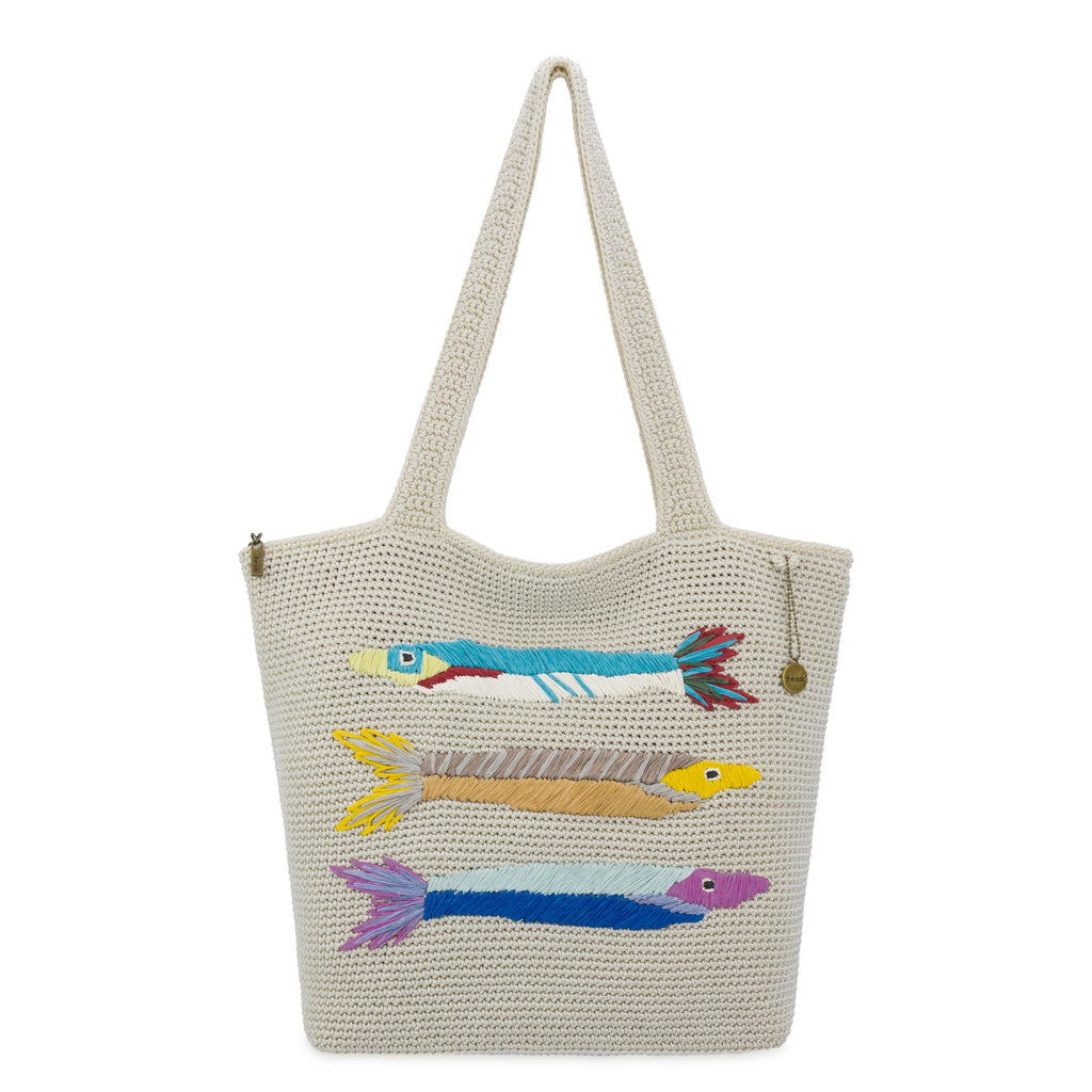 The Sak Sola Carryall Tote - Hand Crochet - Sardines
