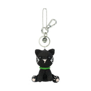 Yarnicharmz Dangle - Hand Crochet - Black Cat