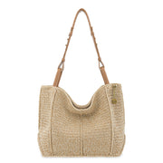 Los Feliz Medium Tote - Hand Crochet - Bamboo Static