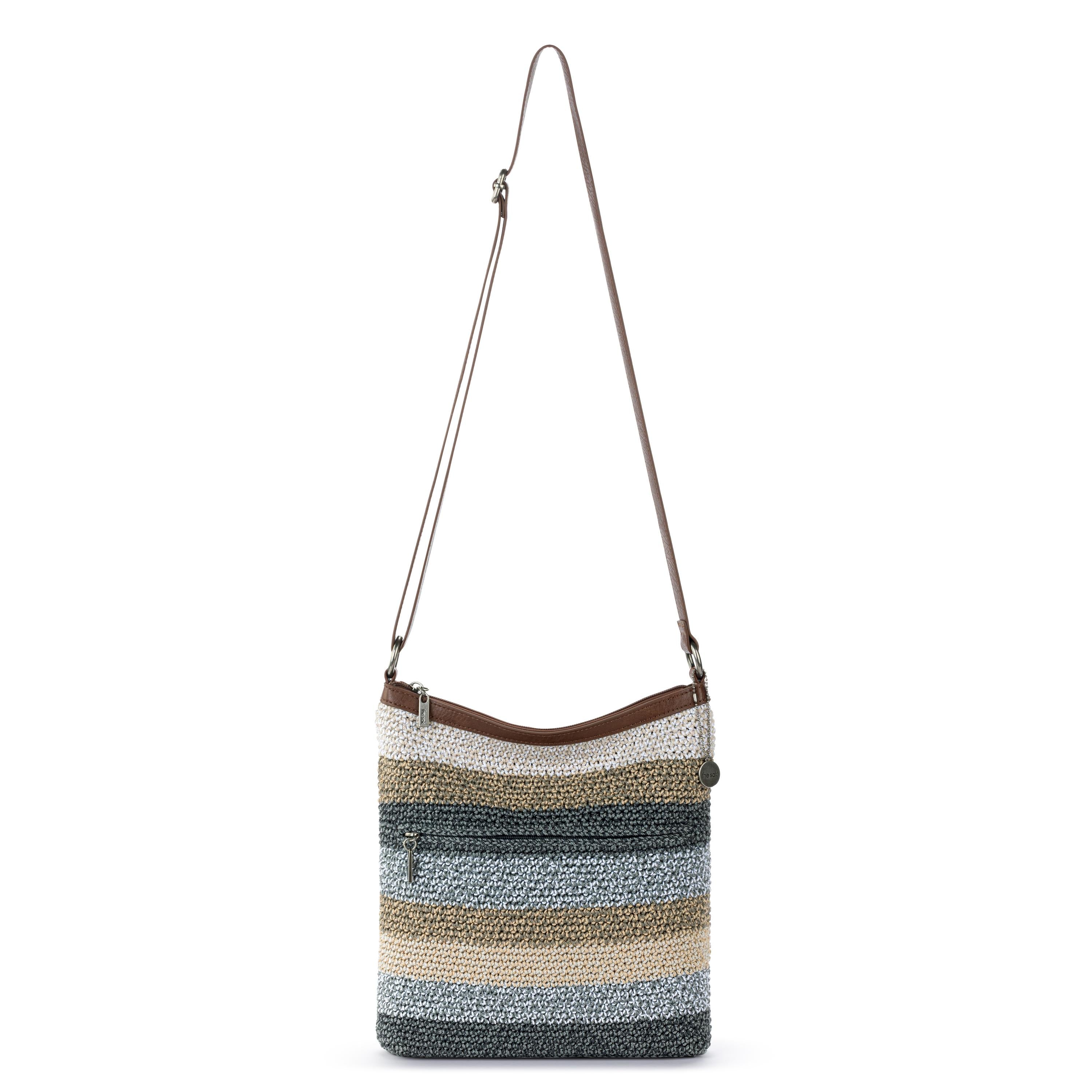 The Sak Lucia Crossbody - Hand Crochet - Desert Stripe