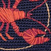Bolinas Clog - Hand Crochet - Lobster