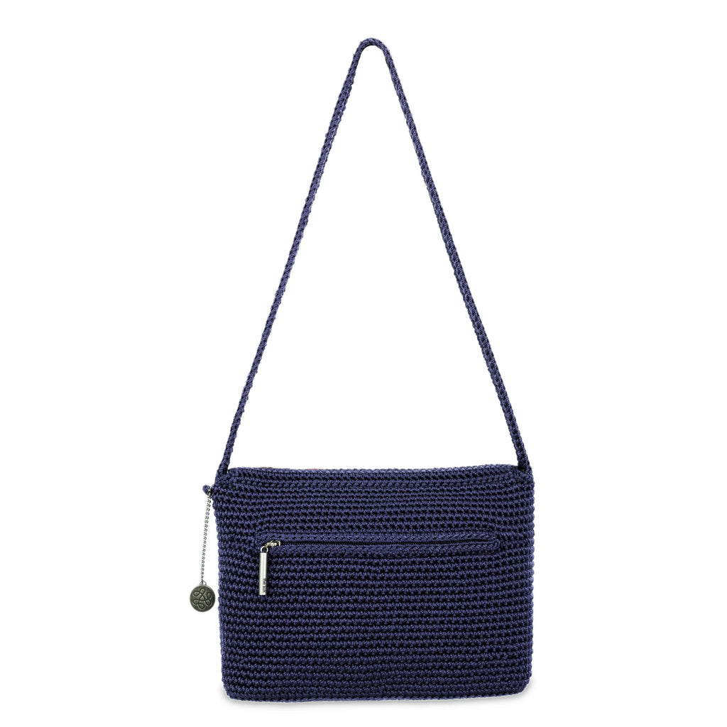 The Sak Marlow Flap Shoulder Bag - Hand Crochet - Lobster