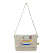 Marlow Flap Shoulder Bag - Hand Crochet - Sardines